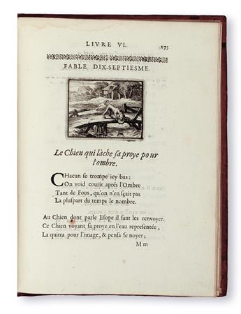 LA FONTAINE, JEAN. Fables Choisies, mises en Vers.  1668